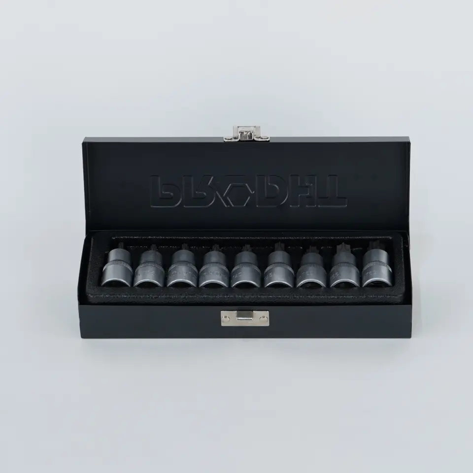 PRODHT 9'lu 1/2 Spline Bits Lokma Set (9 Parça)
