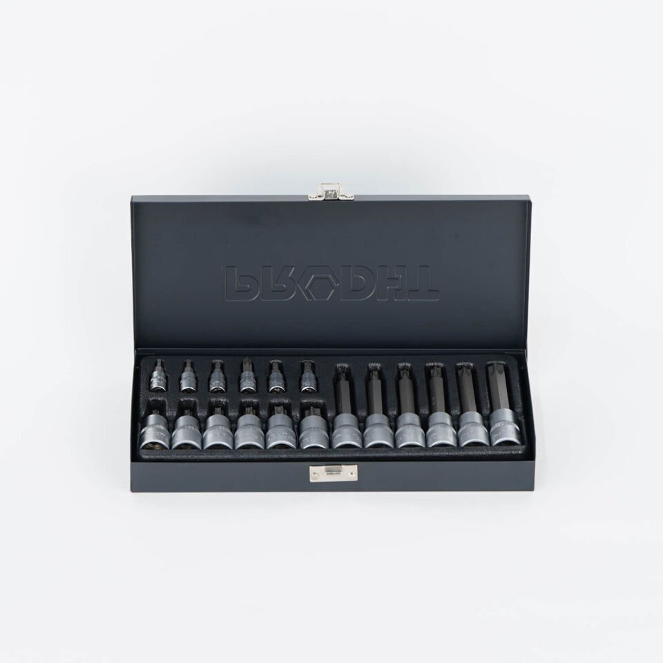PRODHT 12 ve 14 Torx Uçlu Lokma Takımı (18 Parça)