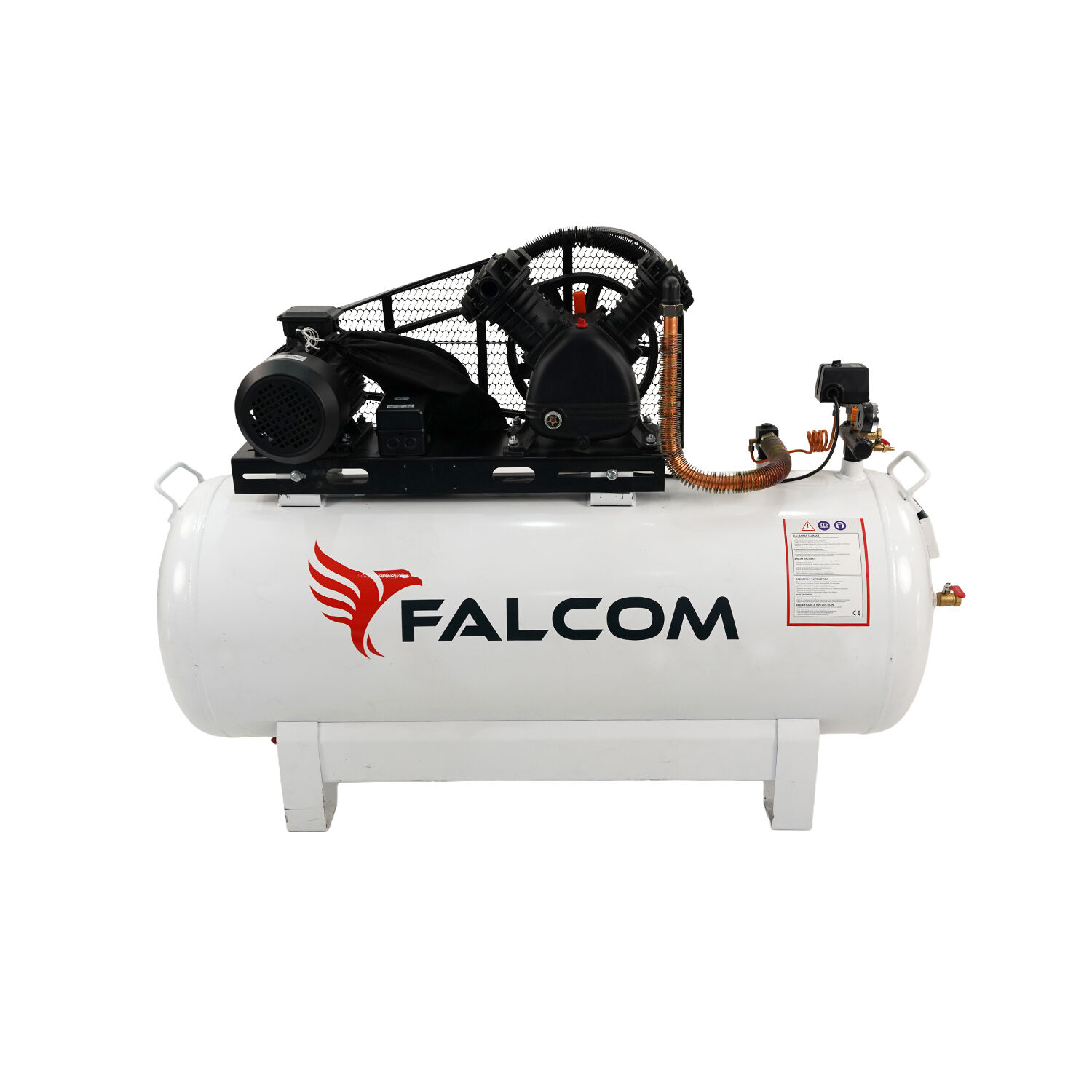 Falcom FMK 290 300 Lt 2 Kafa 12 BAR 5.5 HP Pistonlu Hava Kompresörü