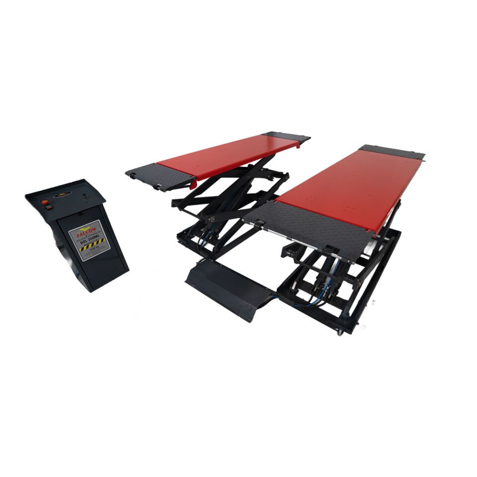 FALCON DSL350ML 3.5 Ton 2 Metre Çift Makaslı Hidrolik Oto Lift 380V