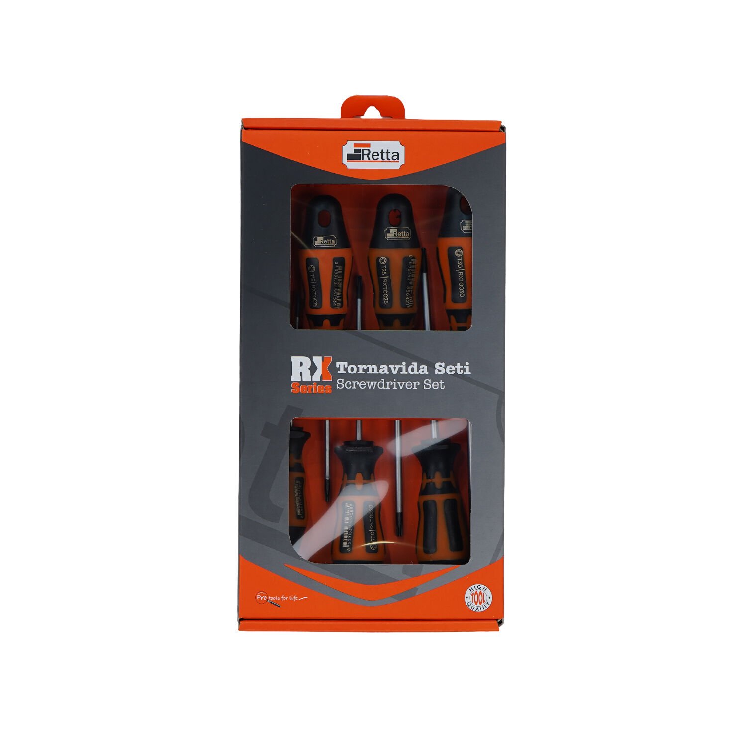 RETTA RXT6000 6 Parça TORX Tornavida Seti